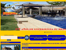 Tablet Screenshot of espacios-ltda.com